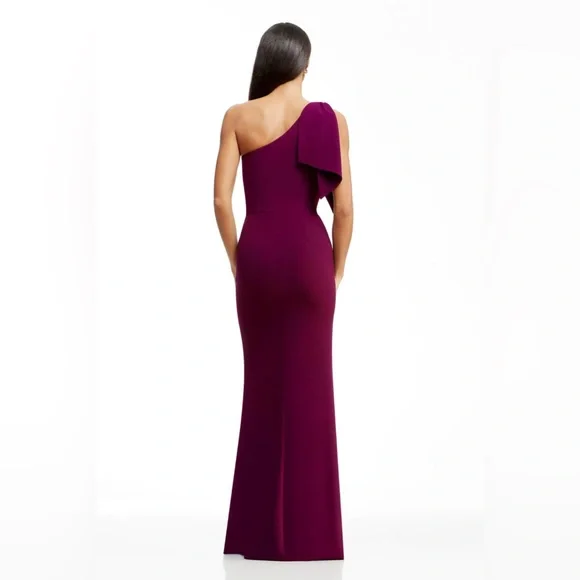 DRESS THE POPULATION Georgina One-ShoulderCrepe Gown dark magenta sz M is  available for purchase on au PAY Market - Imported Goods Online Store  Co.Ltd. | au PAY Market - Online Shopping Site